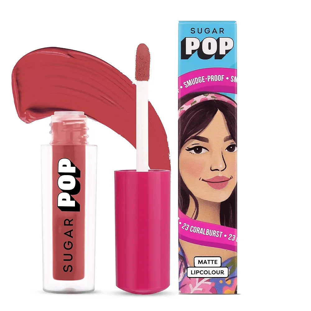 SUGAR POP 23 CORAL MATT LIP SUGAR POP 23 CORAL MATT LIP